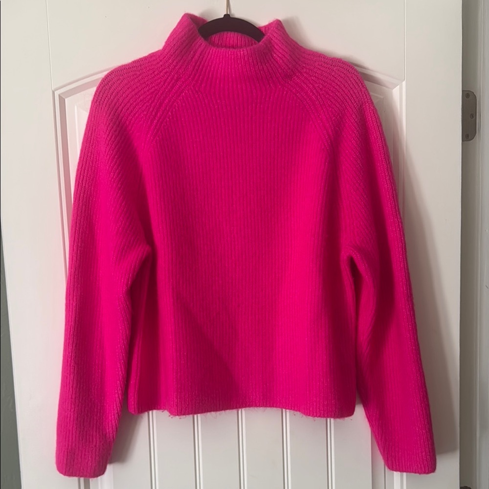 ANTONIO MELANI Pink Cowl Neck Sweater
